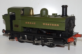 main 1366 G1 0-6-0 Pannier tank loco gauge 1 live steam for sale