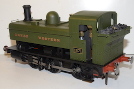 left 1366 G1 0-6-0 Pannier tank loco gauge 1 live steam for sale