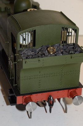 rear 1366 G1 0-6-0 Pannier tank loco gauge 1 live steam for sale