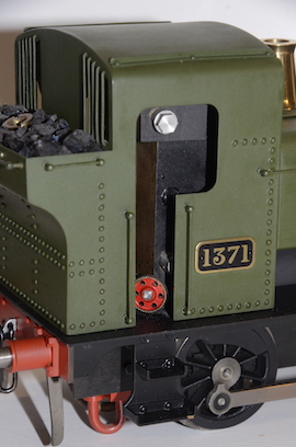 cab 1366 G1 0-6-0 Pannier tank loco gauge 1 live steam for sale