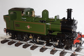 main 5" GWR 14xx 0-4-2 Silver Crest live steam loco locomotive for sale