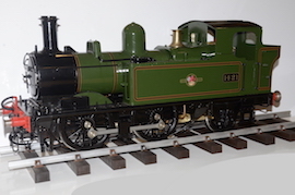 main2 5" GWR 14xx 0-4-2 Silver Crest live steam loco locomotive for sale