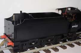 tender25" Midland 4F 0-6-0 Maxitrak live steam tender loco for sale