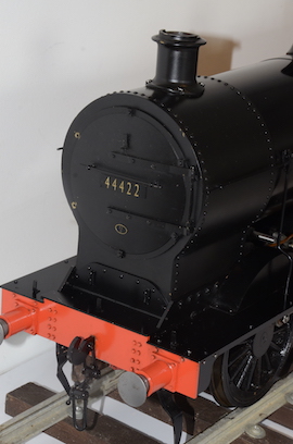 smokebox 5" Midland 4F 0-6-0 Maxitrak live steam tender loco for sale