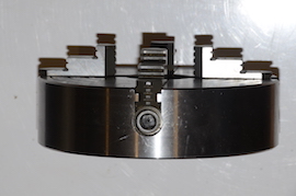 number New Toolmex byson 4 jaw 6" independent chuck lathe chuck Myford for sale.