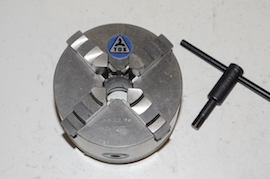 main 100mm tos 4 jaw self centering myford lathe chuck for sale