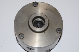 backplate TOS 125mm 5" 4 jaw self centering chuck for Myford lathe for sale