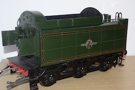 tender5 Evening Star 9F 3.5" 2-10-0 BR live steam loco LBSC for sale