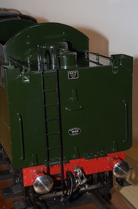 tender rear Evening Star 9F 3.5" 2-10-0 BR live steam loco LBSC for sale