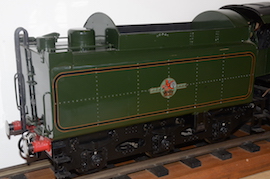 tender side Evening Star 9F 3.5" 2-10-0 BR live steam loco LBSC for sale