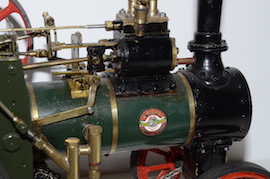 cab view Taylor Hemmens Allchin 3/4" live steam traction engine for sale