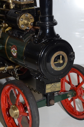 motion view Taylor Hemmens Allchin 3/4" live steam traction engine for sale