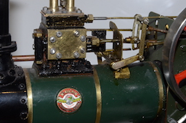 pump view Taylor Hemmens Allchin 3/4" live steam traction engine for sale