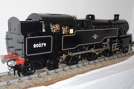 back2 5" Silver Crest BR standard class 4 2-6-4 live steam tank engine for sale