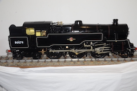 right 5" Silver Crest BR standard class 4 2-6-4 live steam tank engine for sale