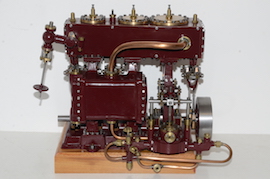 back J.G.S. Clarke O.B. Bolton triple expansion live steam engine for sale. Reeves