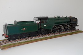 away 3.5" Britannia 4-6-2 live steam loco LBSC for sale