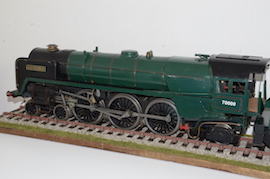 side3 3.5" Britannia 4-6-2 live steam loco LBSC for sale