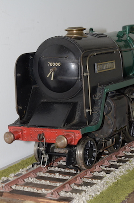 smokebox 3.5" Britannia 4-6-2 live steam loco LBSC for sale