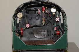 backhead 3.5" Britannia 4-6-2 live steam loco LBSC for sale