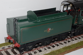 tender 3.5" Britannia 4-6-2 live steam loco LBSC for sale