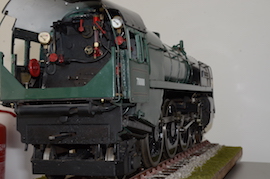 lower 3.5" Britannia 4-6-2 live steam loco LBSC for sale