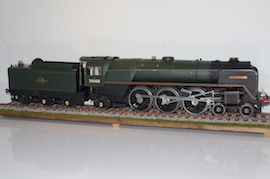 right 3.5" Britannia 4-6-2 live steam loco LBSC for sale western steam boiler Helen Verrall