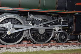 main 3.5" Britannia 4-6-2 live steam loco LBSC for sale western steam boiler Helen Verrall
