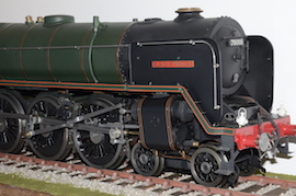 motion 1 3.5" Britannia 4-6-2 live steam loco LBSC for sale western steam boiler Helen Verrall