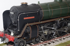 motion 2 3.5" Britannia 4-6-2 live steam loco LBSC for sale western steam boiler Helen Verrall