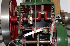 crank 2" Durham & North Yorksire live steam traction engine for sale John Haining