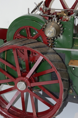 gear 2" Durham & North Yorksire live steam traction engine for sale John Haining