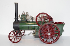 left 2" Durham & North Yorksire live steam traction engine for sale John Haining