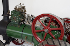 flywheel 2" Durham & North Yorksire live steam traction engine for sale John Haining