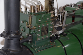 cylinder 2" Durham & North Yorksire live steam traction engine for sale John Haining