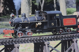 book Heisler lumber 7 1/4" USA logging live steam loco for sale. Kozo Hiraoka 7.25"