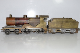 side G1 gauge 4-4-0 2P LMS Derby live steam loco for sale