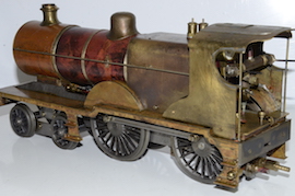 left G1 gauge 4-4-0 2P LMS Derby live steam loco for sale