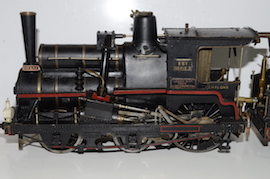 main G1 4-2-0 La Belgique 604 live steam loco for sale Flaman boiler The Camel French Est railway 