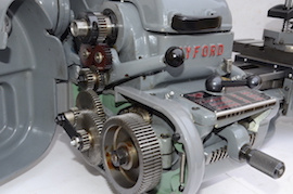 gears view Myford ML7R B gearbox lathe for sale KR136994