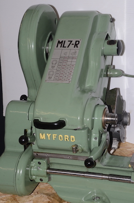 front Myford ML7R Super 7 lathe for sale KR147284