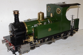 5" Polly 3 live steam 0-6-0 Tank loco for sale