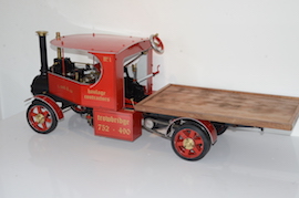 back Pride Of Penrhyn live steam Lorry wagon 1/5th 2.4" scale for sale.