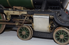 cylinder view Vintage vintage 3.5" live steam loco locomotive  LBSC Roedean Schools 4-4-0 for sale