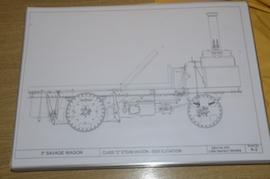 drawing 3" Savage live steam wagon lorry. Little Samson for sale