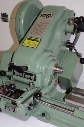 spindle Myford Super 7B lathe with gearbox, power cross feed, & Induction Hardened bedways, for sale