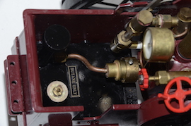 gas tank Accucraft Maxitrak 3/4" Allchin live steam traction engine for sale