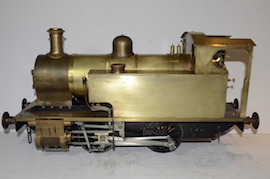 main view 5" Ajax live steam tank loco 040 for sale