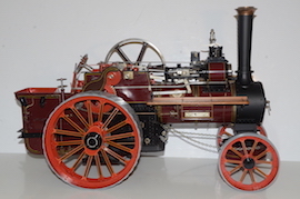 1.5" Royal Chester Allchin live steam traction engine for sale