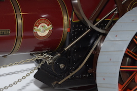 reversing 1.5" Royal Chester Allchin live steam traction engine for sale